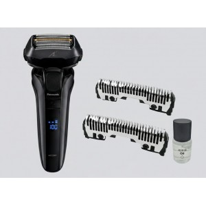 Электробритва Panasonic ES-LV6U-K820-AS5 в комплекте с дополнительным сменным ножом Panasonic WES-9170Y-1361 и с маслом WES-8196X-7911